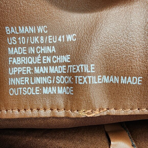 Shoe‎ Dazzle Balmani-WC Women's Size 10 Brown Faux Leather Zip Up Riding Boots - Picture 3 of 7